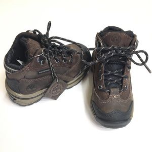 Timberland Toddler Pawtuckaway Brown Hiking Boots Size 5